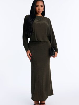 Maxi Dress in Olive