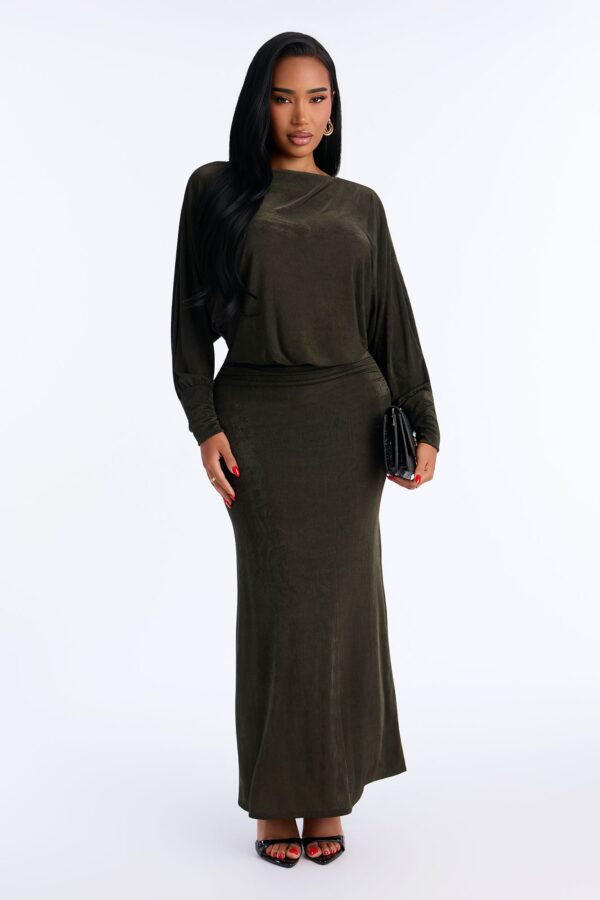 Maxi Dress in Olive