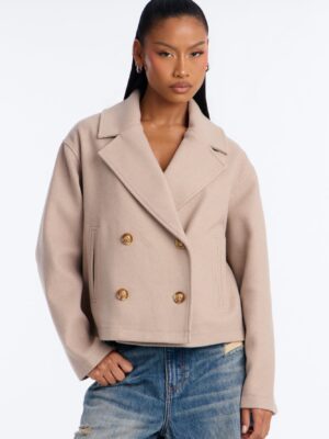 Ladies Kit Oatmeal Coat