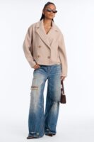 Ladies Kit Oatmeal Coat