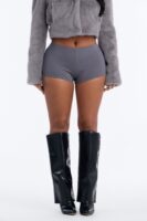 Shorts in Charcoal 67% rayon