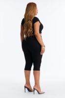 Leggings with a square neck
