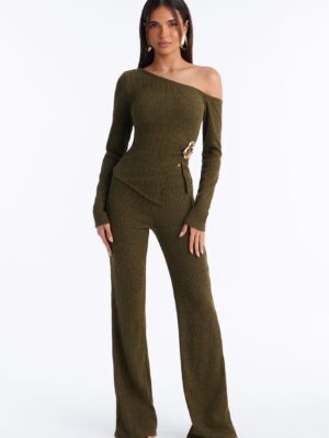 Pants in Olive 84% polyester