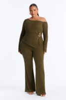 Pants in Olive 84% polyester
