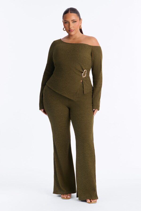Pants in Olive 84% polyester