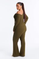 Pants in Olive 84% polyester