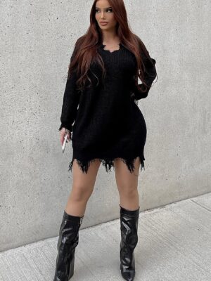 Sweatshirt in Black