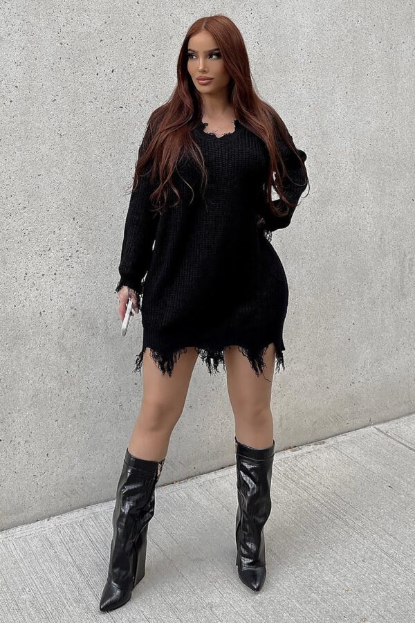 Sweatshirt in Black