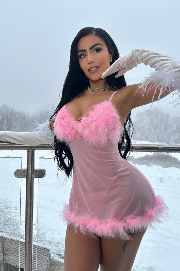 Pink Piece with v-neck