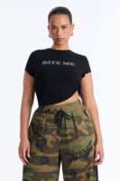 T-shirt in Black 95% cotton