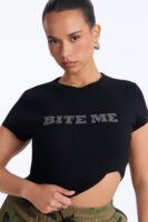 T-shirt in Black 95% cotton