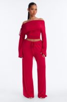 Pants in Red 95% rayon