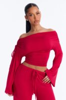 Pants in Red 95% rayon