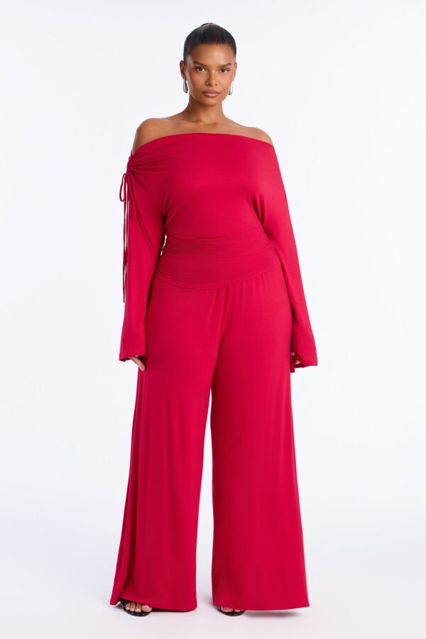 Pants in Red 95% rayon
