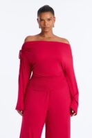 Pants in Red 95% rayon