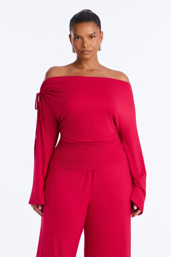 Pants in Red 95% rayon