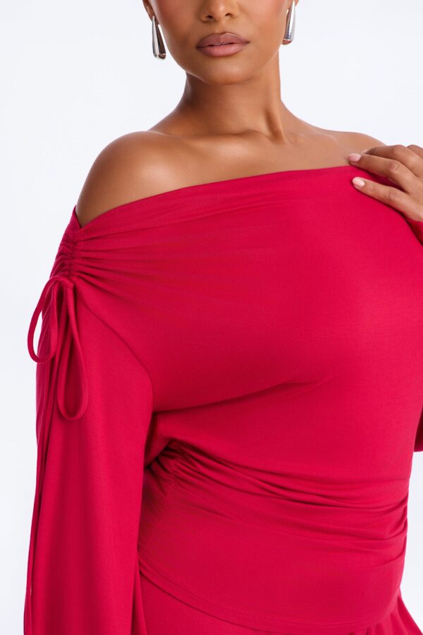 Pants in Red 95% rayon