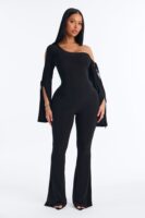 Black One-Shoulder Jumpsuit