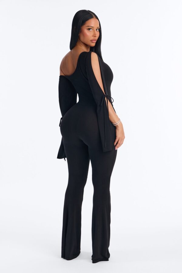 Black One-Shoulder Jumpsuit