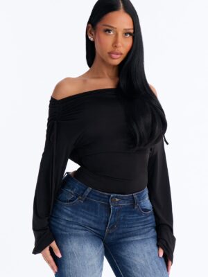 Bodysuit in Black 93% polyester