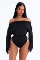 Bodysuit in Black 93% polyester