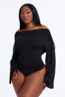 Bodysuit in Black 93% polyester