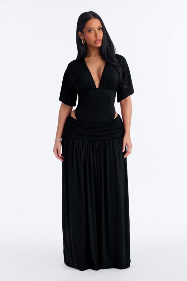 Bodysuit in Black 95% rayon