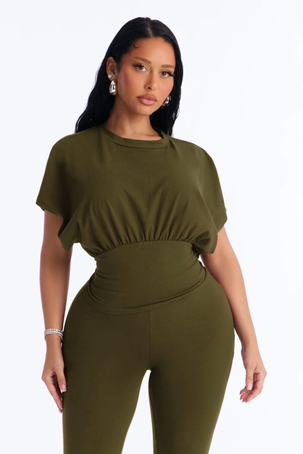 Ladies Kit Olive T-shirt