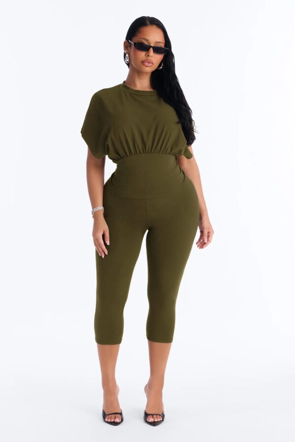 Ladies Kit Olive T-shirt