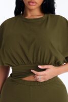 Ladies Kit Olive T-shirt
