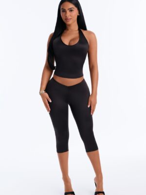 Leggings in Black 76% nylon