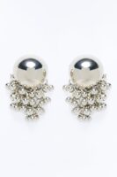 Bubble Pop Drop Earrings - Silver