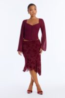 Ladies Kit Burgundy Skirt