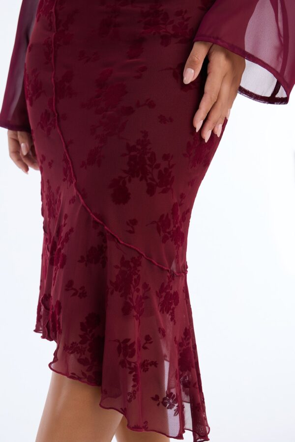 Ladies Kit Burgundy Skirt