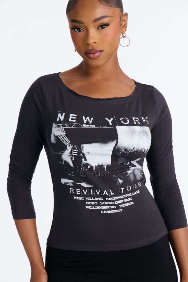 Top in Gray 100% cotton