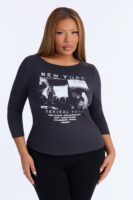 Top in Gray 100% cotton