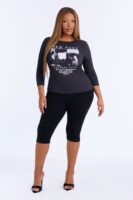 Top in Gray 100% cotton