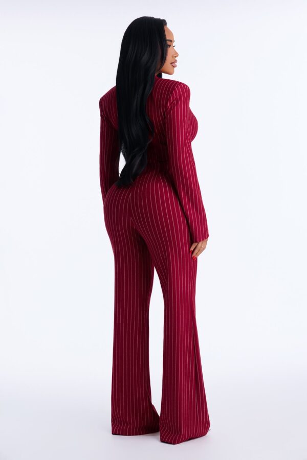 Ladies Kit Burgundy Jumpsuit