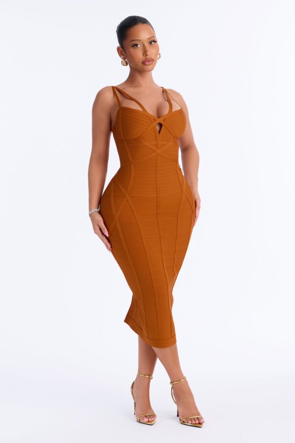 Ladies Kit Cognac Dress
