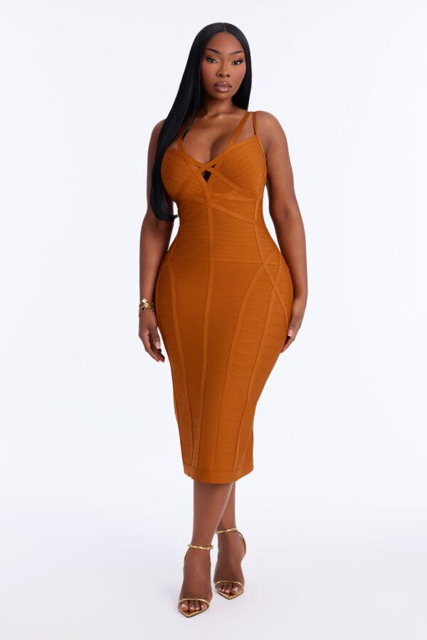 Ladies Kit Cognac Dress
