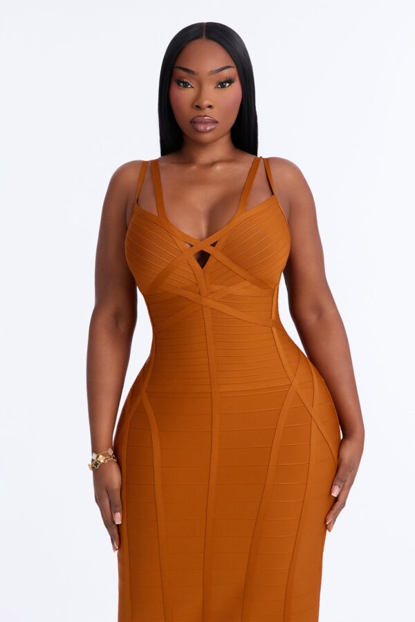 Ladies Kit Cognac Dress