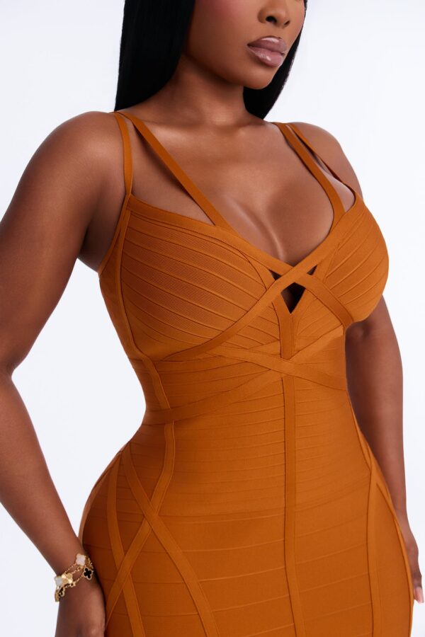 Ladies Kit Cognac Dress