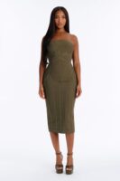 Olive Dress with midi
