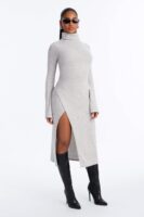 Heather Grey Midi Dress