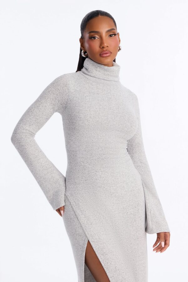 Heather Grey Midi Dress