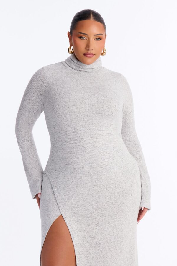 Heather Grey Midi Dress