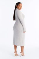 Heather Grey Midi Dress
