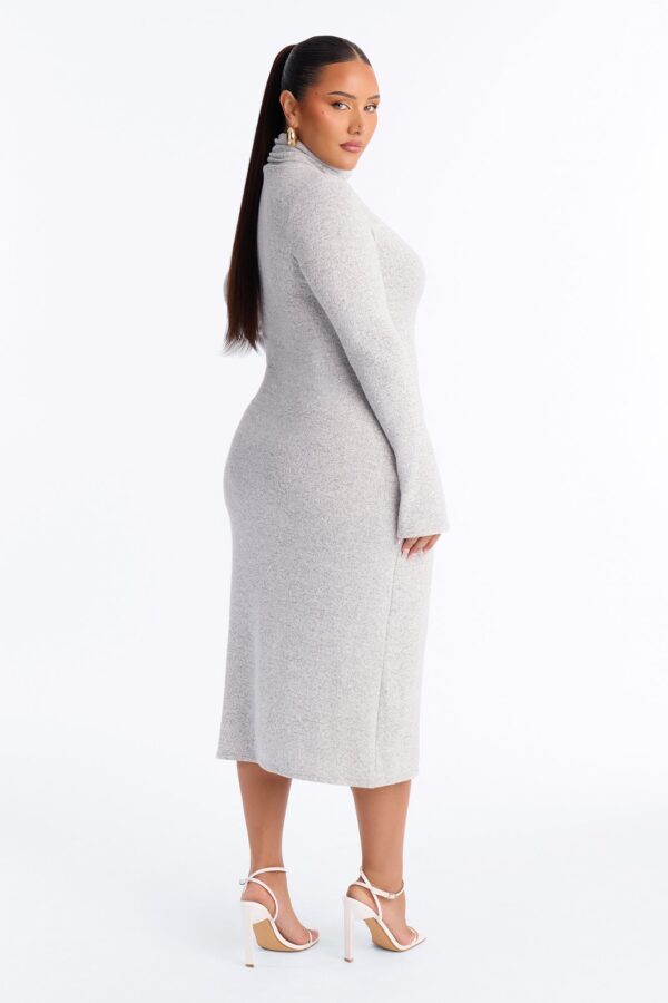 Heather Grey Midi Dress