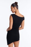 Black One-Shoulder Dress