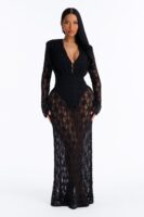 Dress in Black 90% nylon